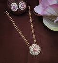 2 layer impon ball Necklace