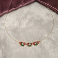 Multi color invisible necklace