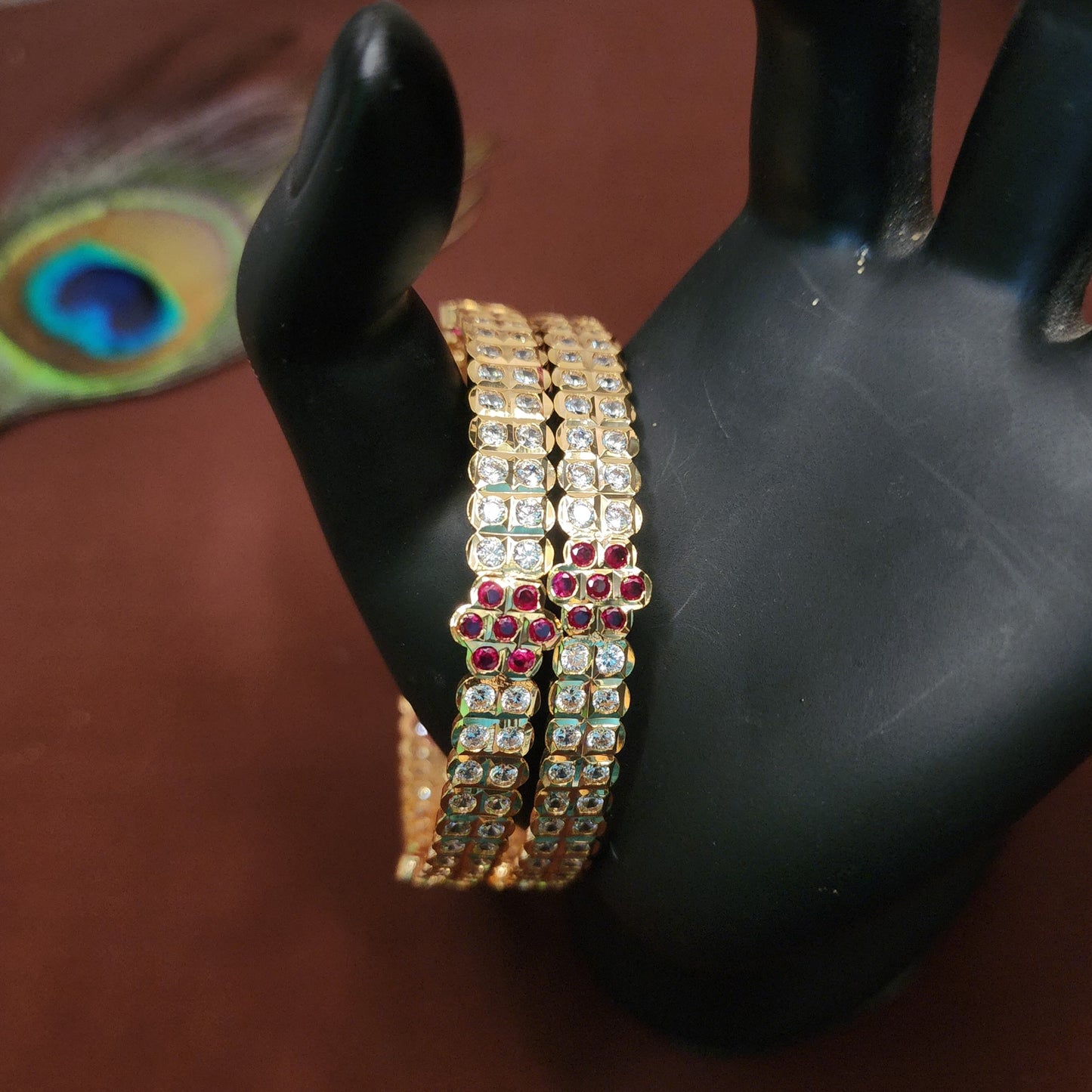 Impon Flower Bangle