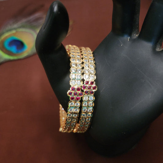 Impon Flower Bangle