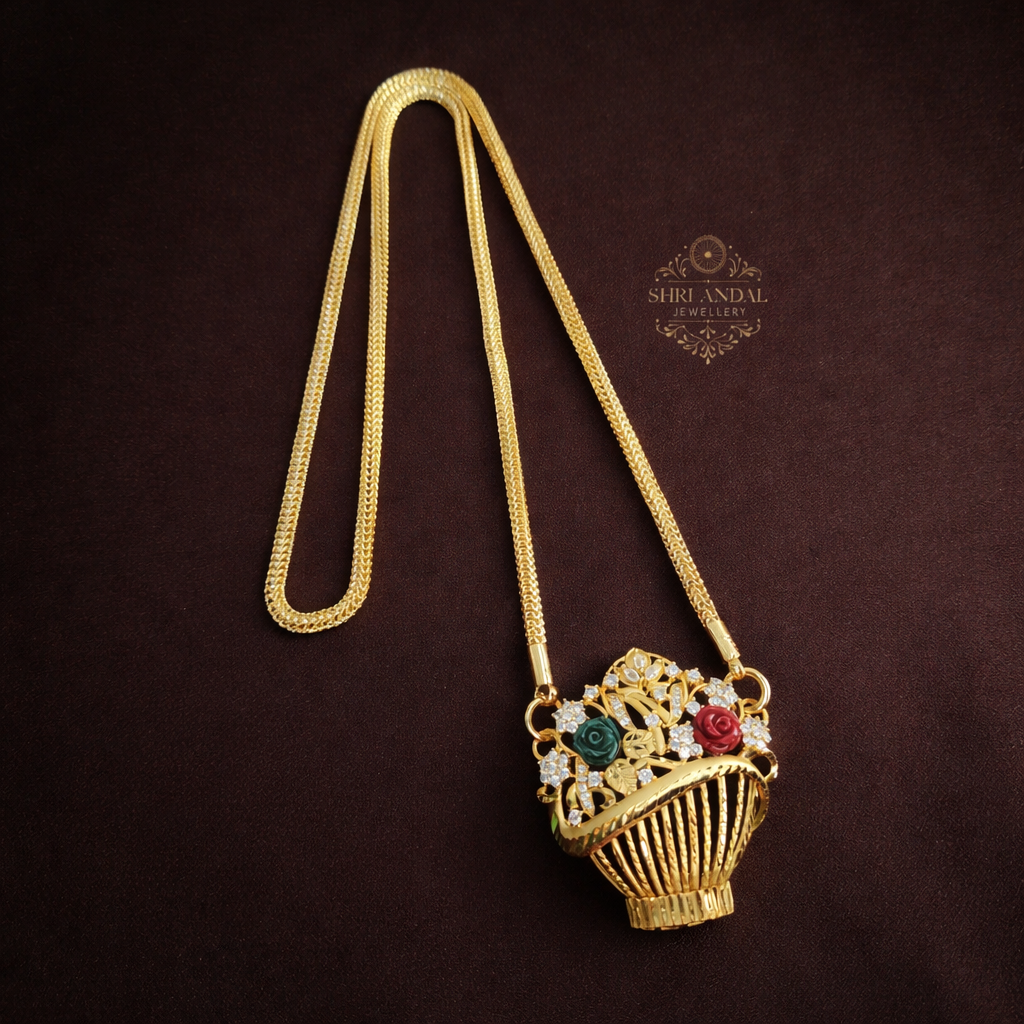 Flower Basket Dollar Chain