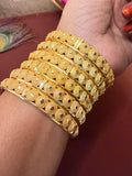 Gold look Forming Bangles 002