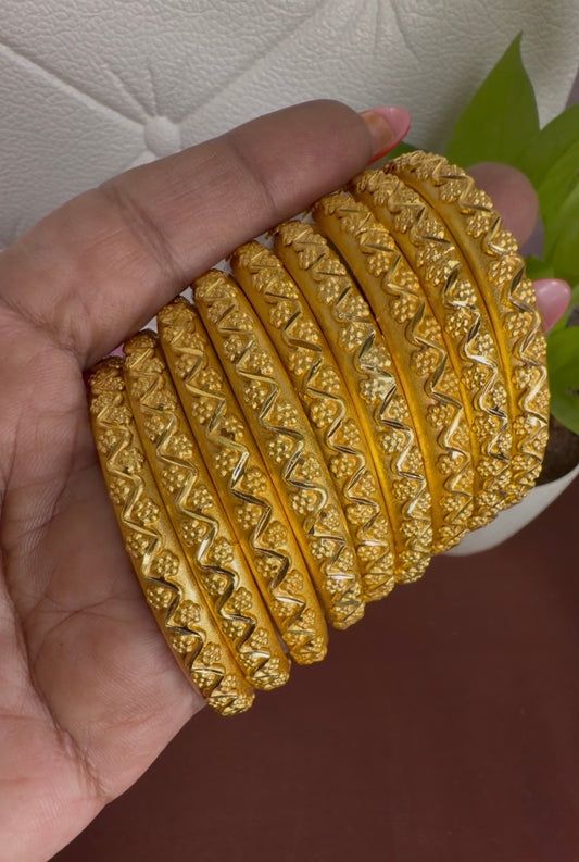 Gold look Forming Bangles
