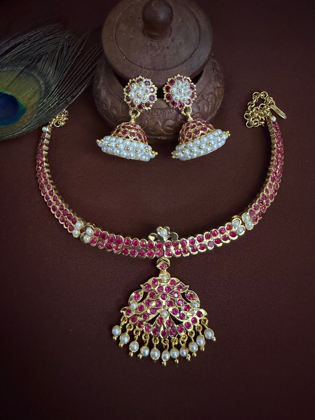 Ruby Elegant Necklace