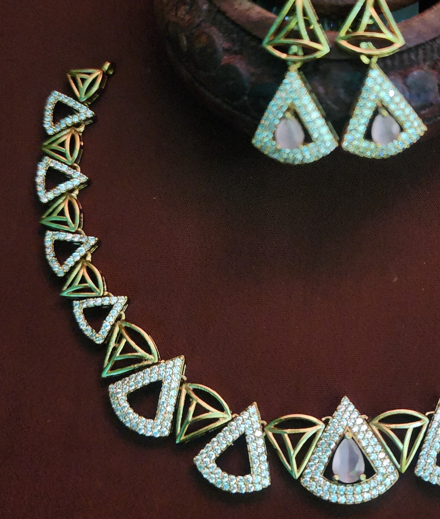 Pastel rose necklace