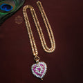 Heart Impon dollar chain 30-inch