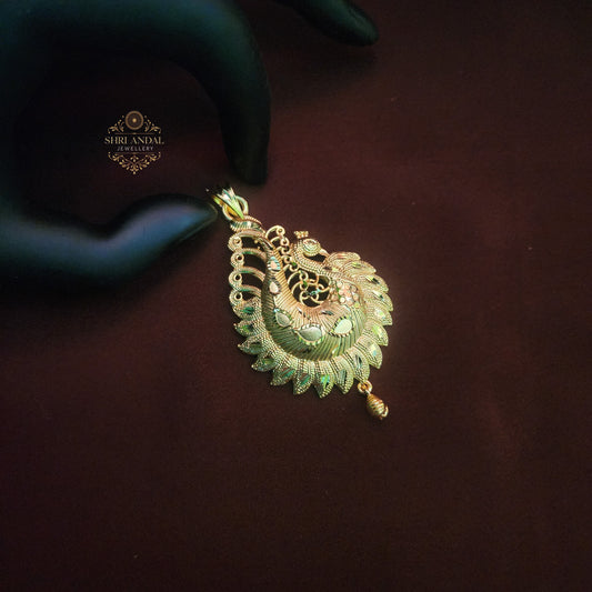 Peacock pendant