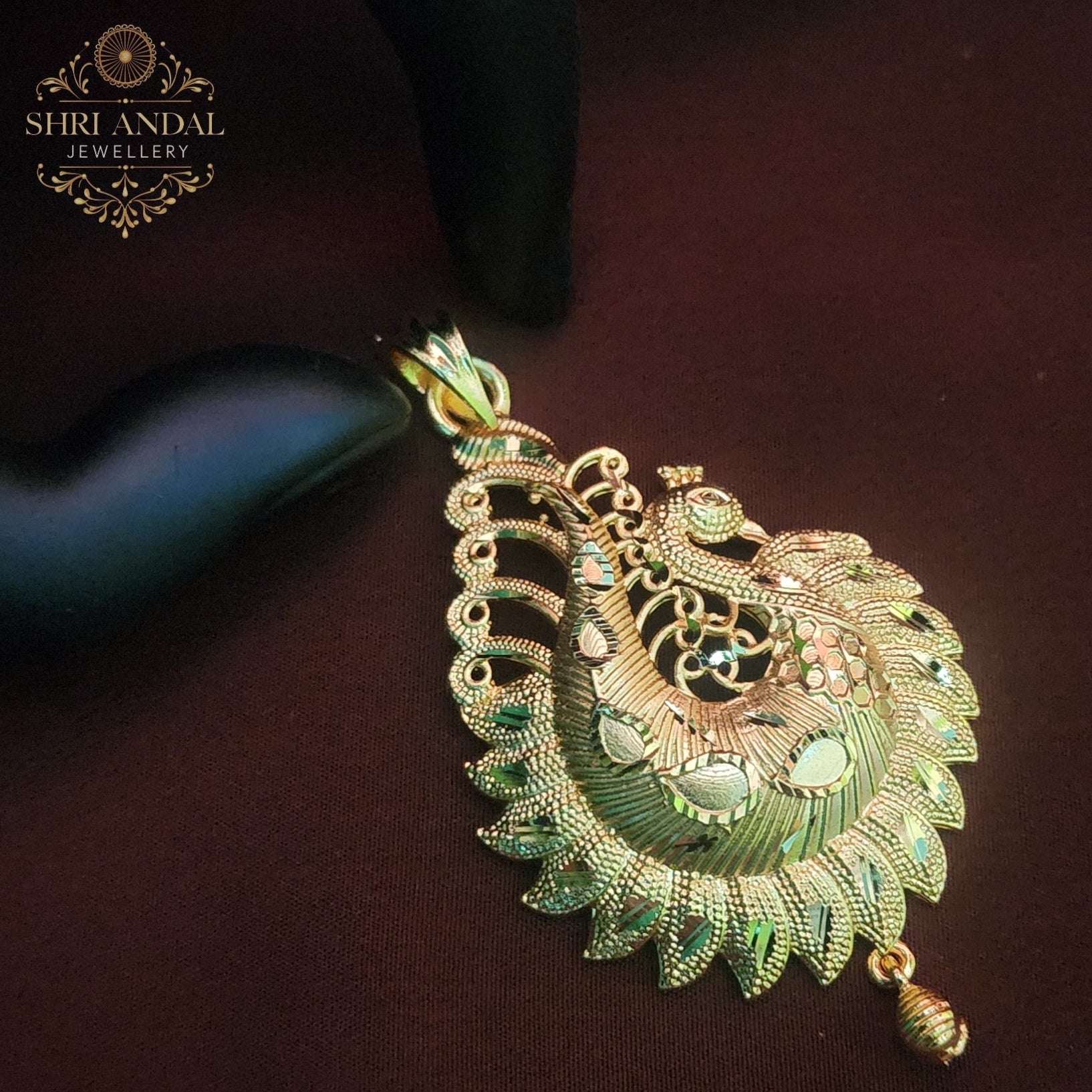Peacock pendant