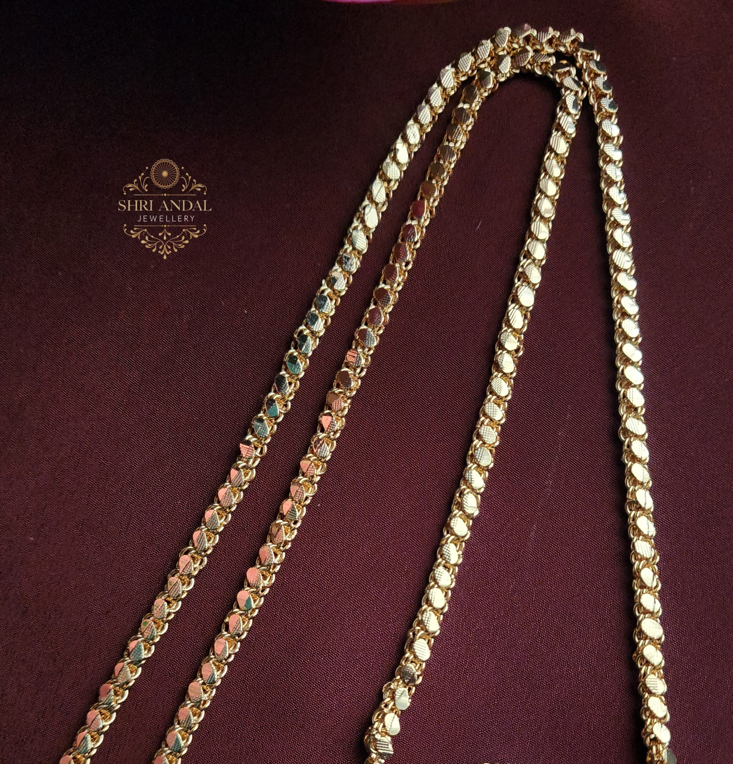 24-inch Peacock impon Dollar chain