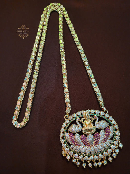 Lakshmi with lotus Dollar Chain
