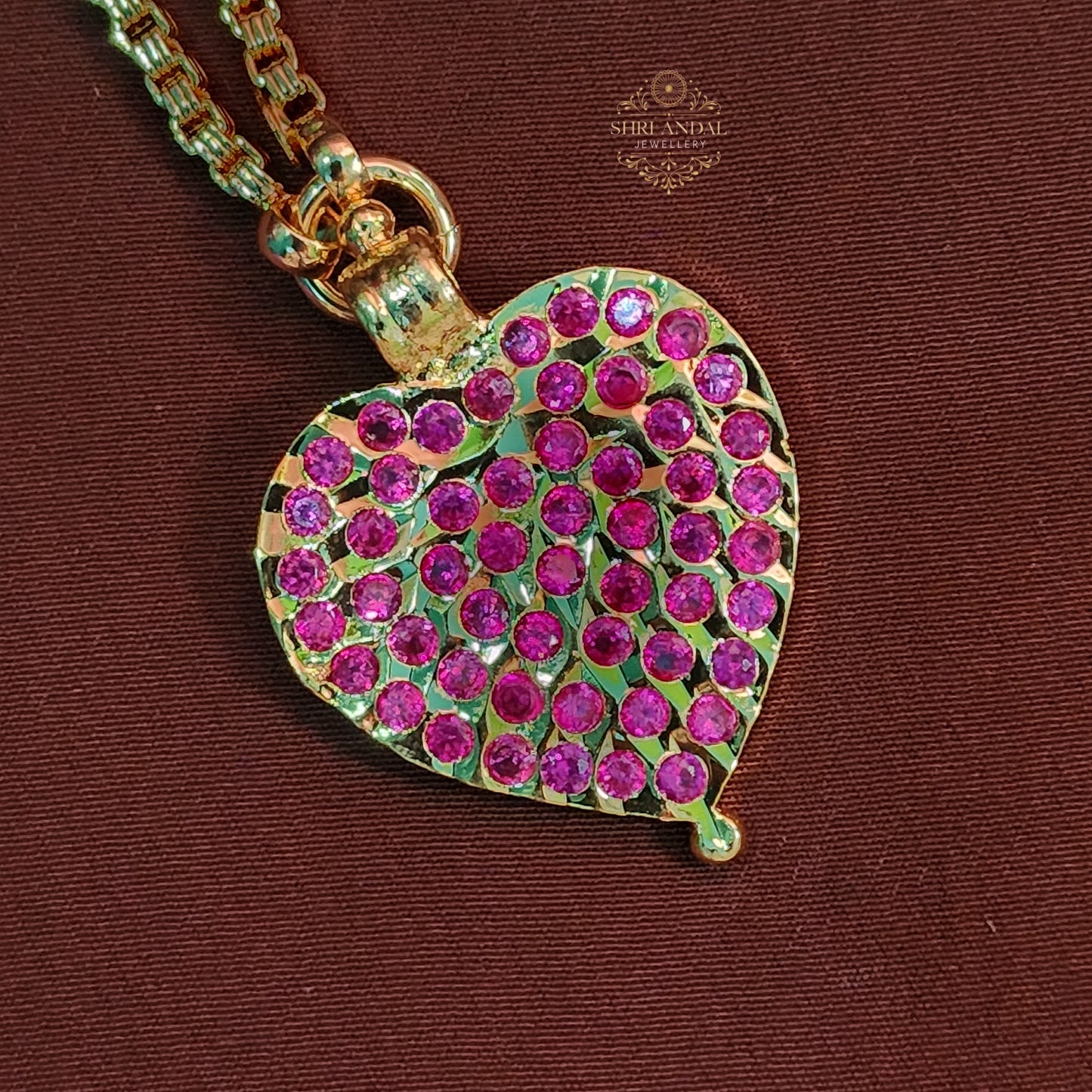24-inch  Heart dollar chain