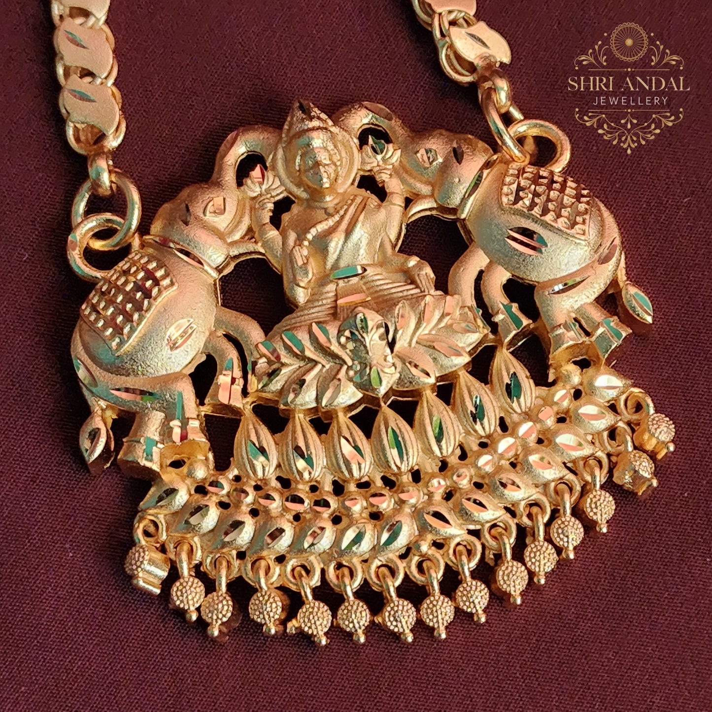 Gaja lakshmi Forming dollar chain