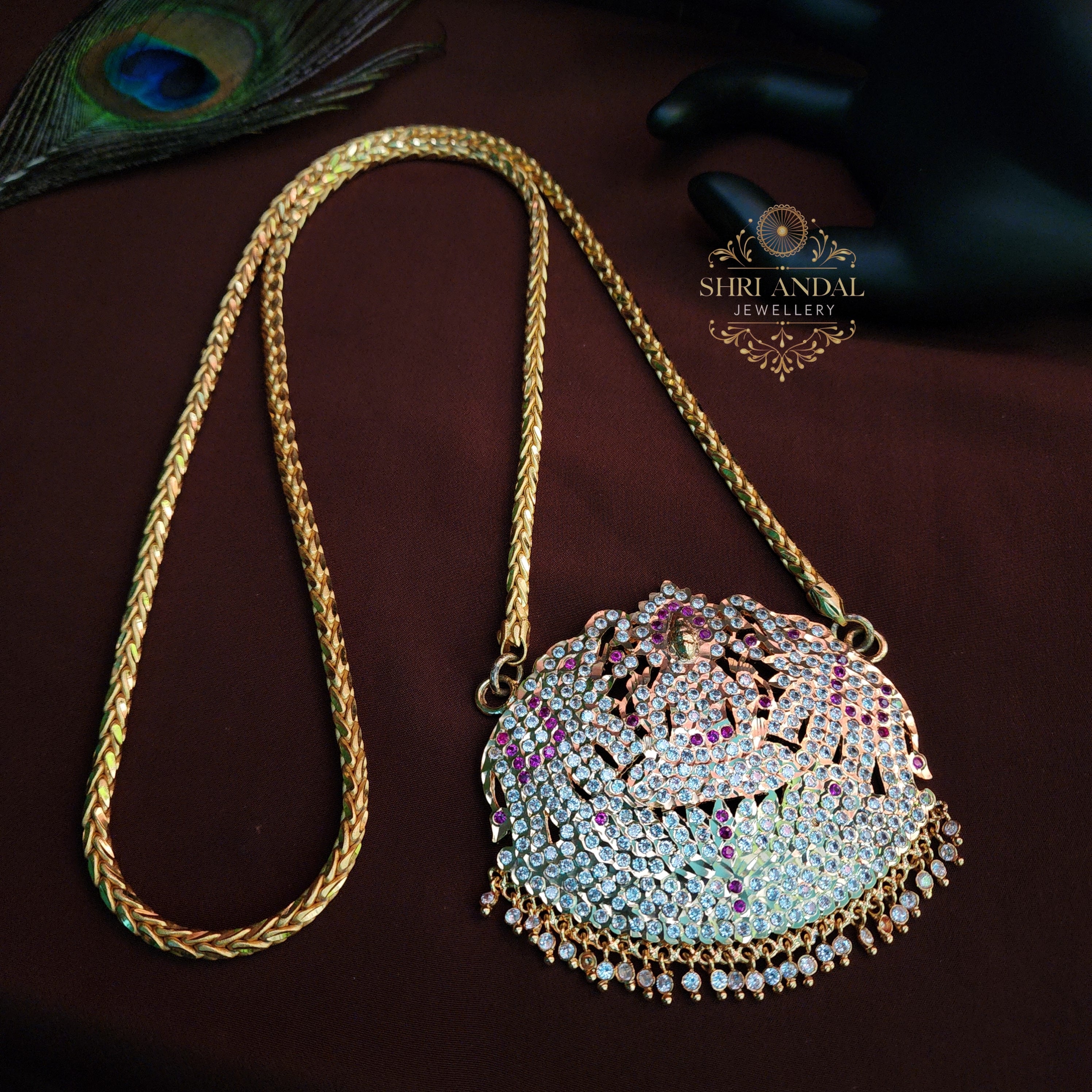 Big impon lakshmi dollar chain