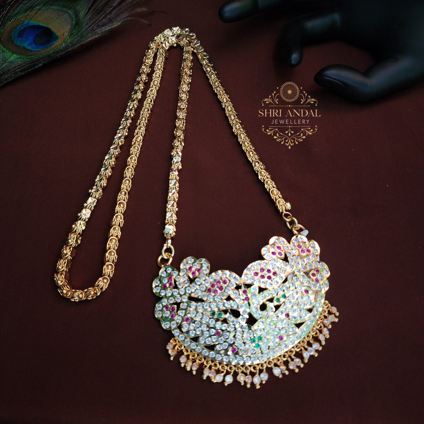 Impon Flower Dollar Chain Big