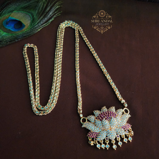 Ruby lotus Dollar Chain