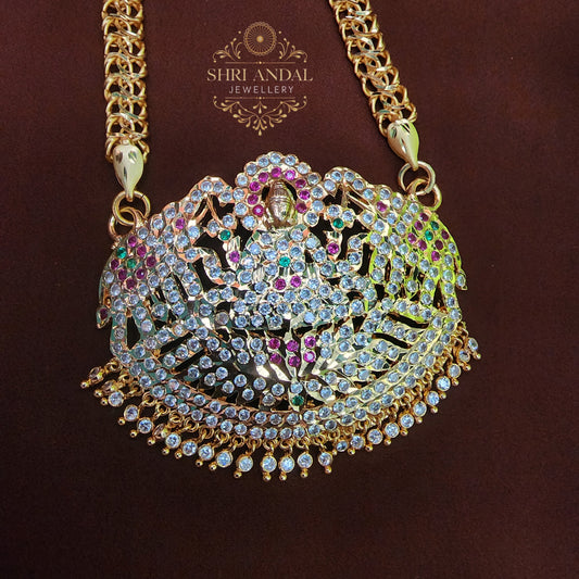 Big Gajalakshmi impon Dollar Chain