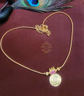 Lakshmi kasu necklace