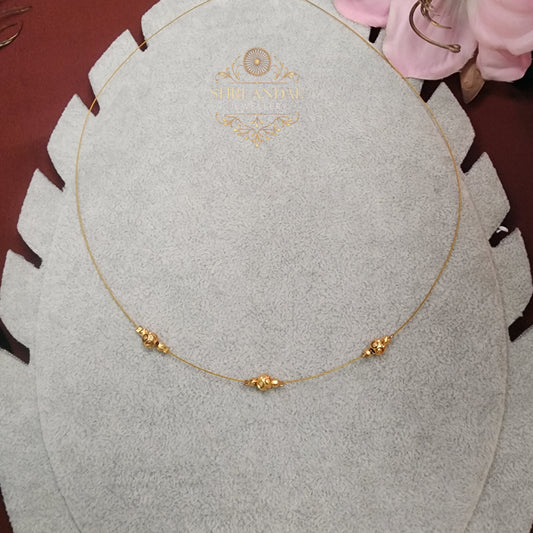3 Ball invisible Neck chain