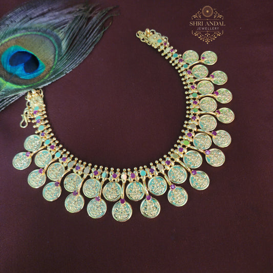 Lakshmi Kasu Necklace