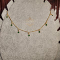 Meenu Green stone Neck chain