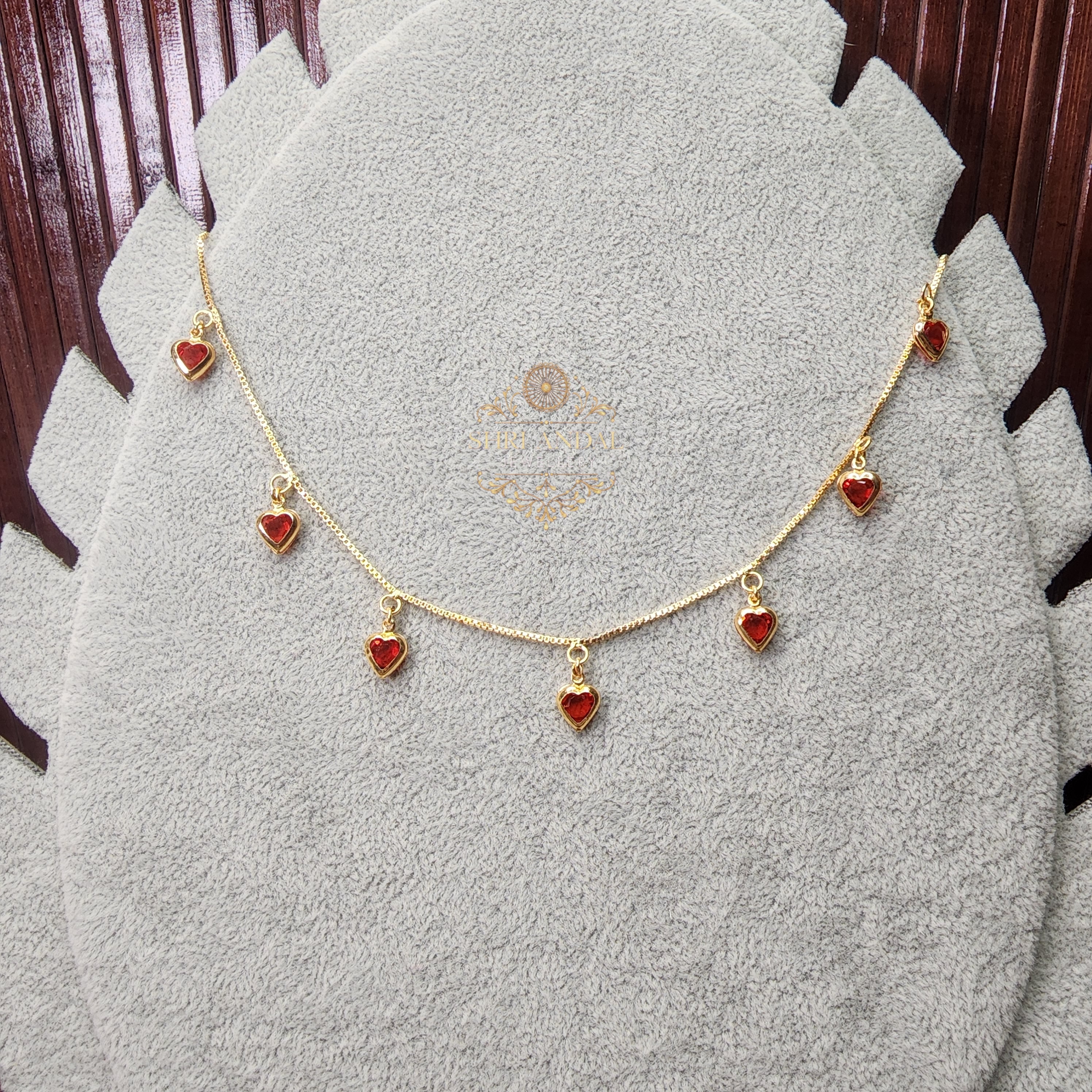 Emerald Heart Minimal Neck Chain