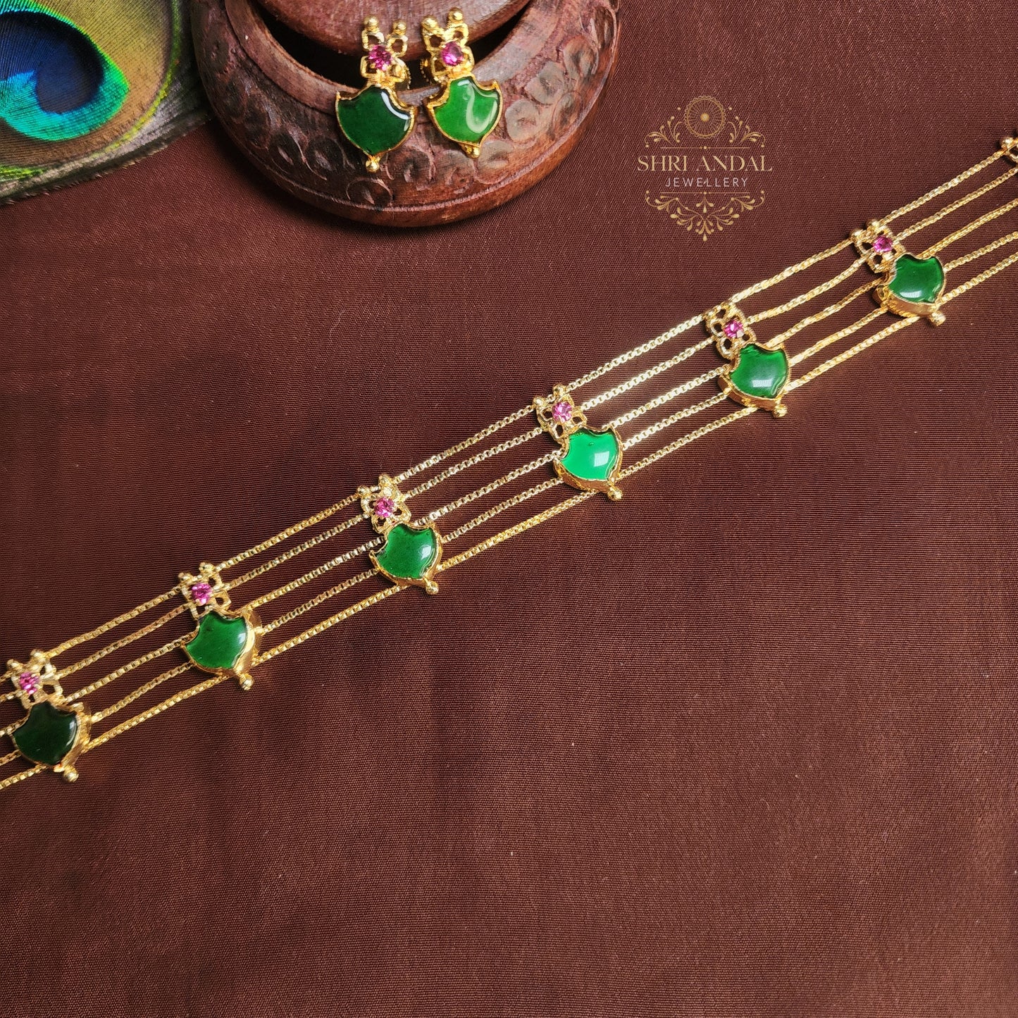 Real Stone palakka Choker