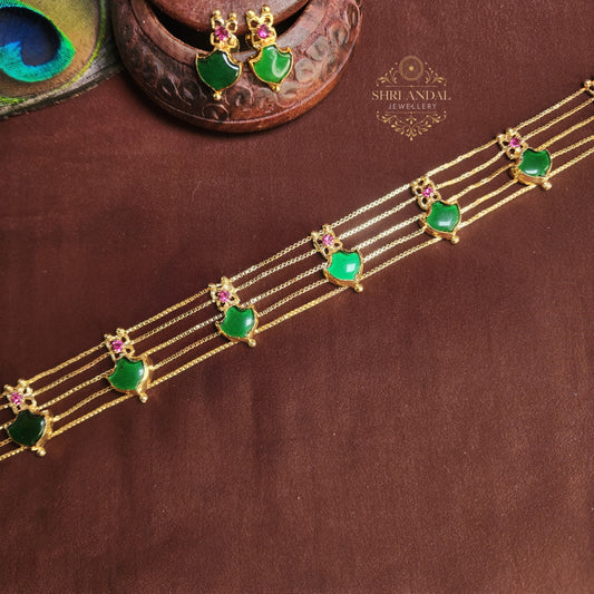 Real Stone palakka Choker
