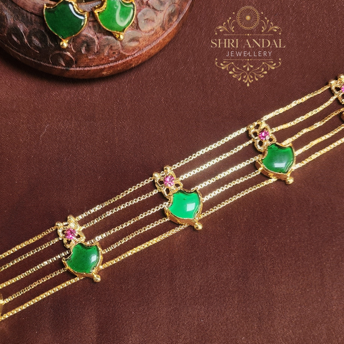 Real Stone palakka Choker