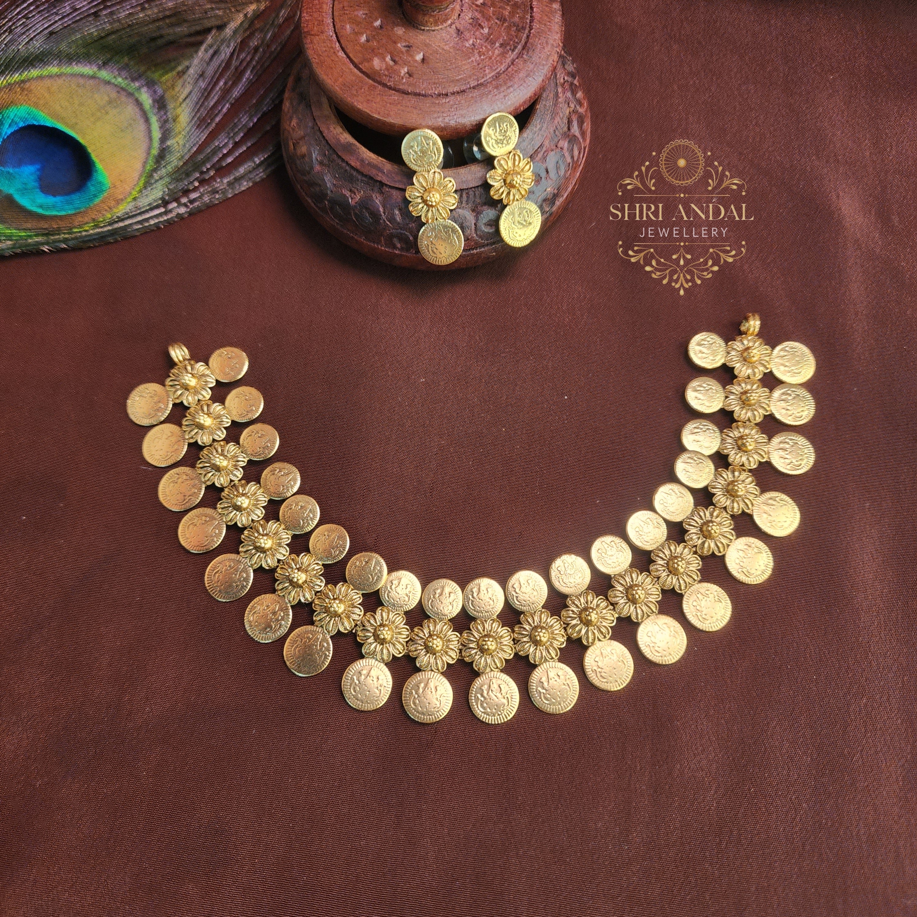 2 layer coin Necklace