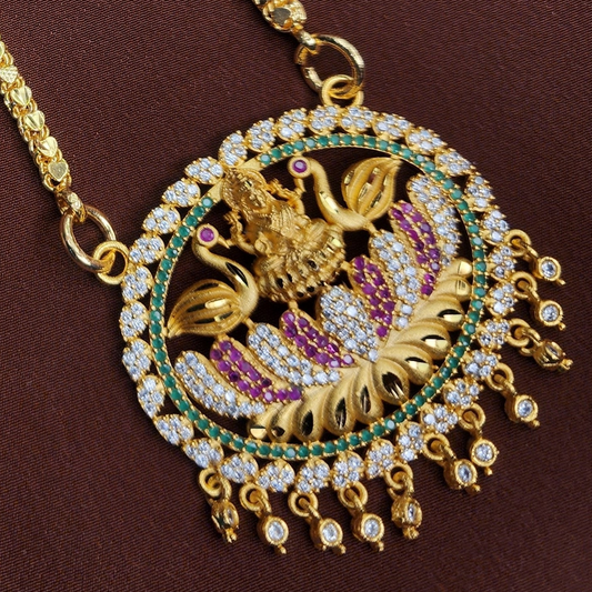 Lakshmi with lotus Dollar Chain