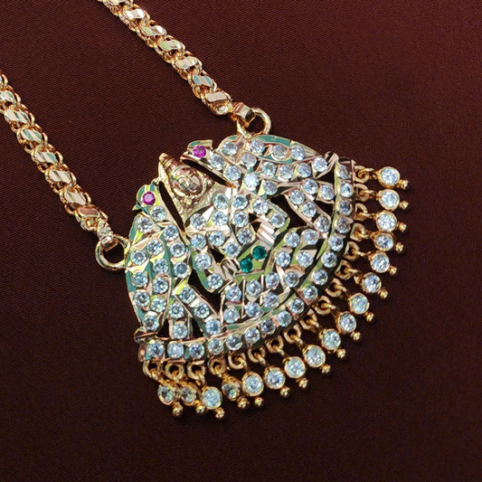 Gaja lakshmi Impon Dollar chain 1