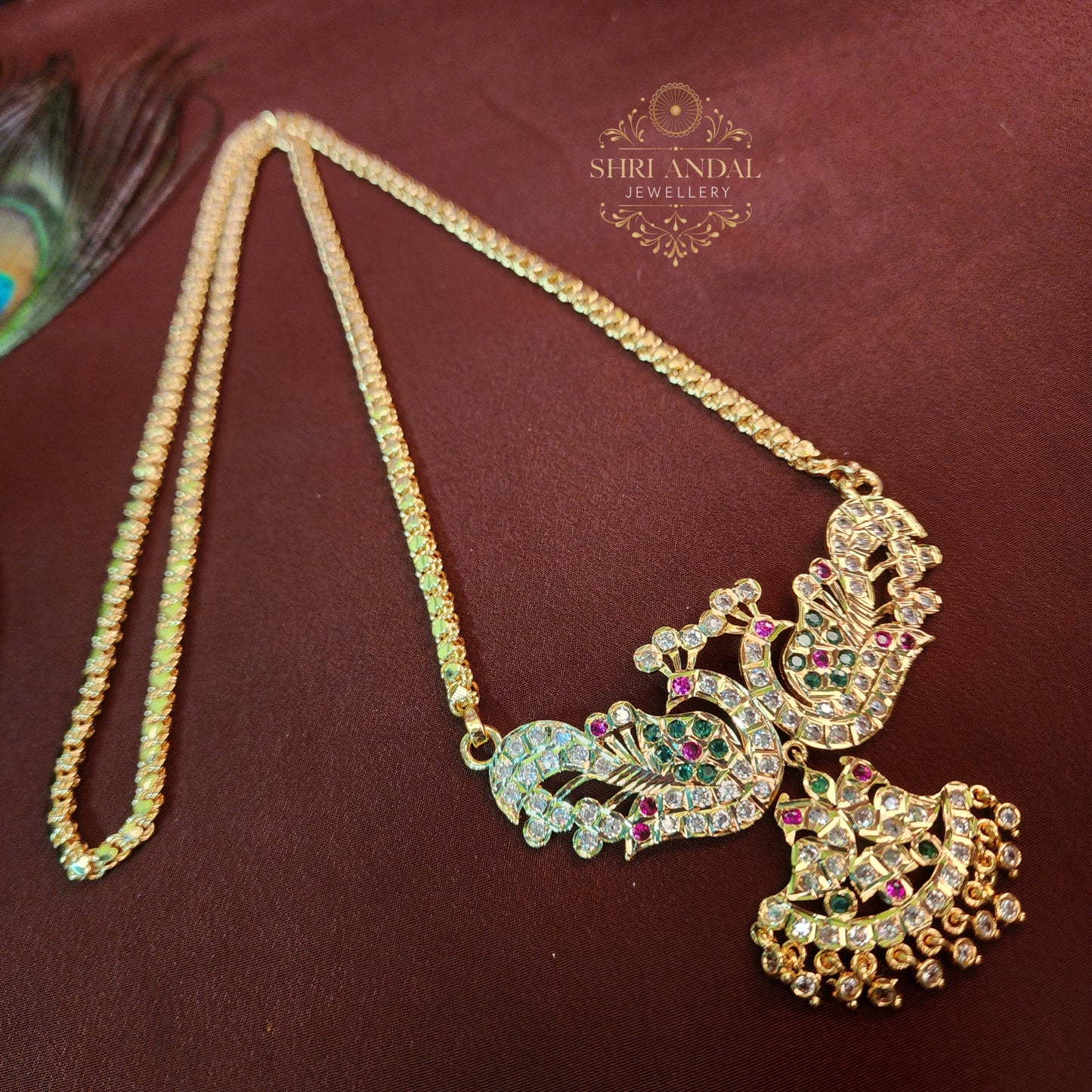 Peacock Dollar Chain