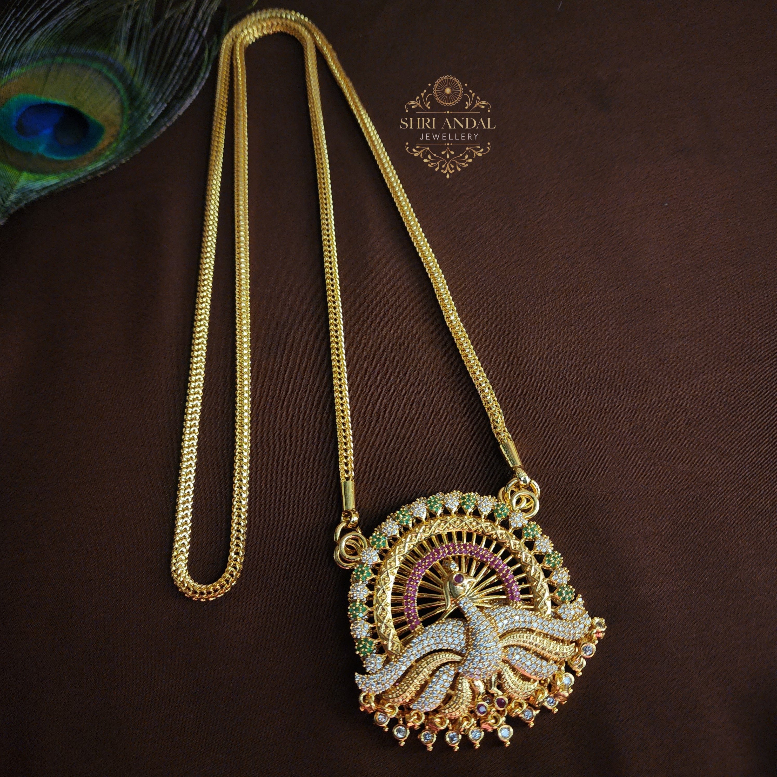 Peacock Dollar Chain