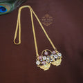 2 basket Dollar Chain Ruby white