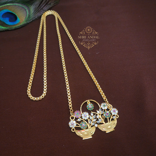 2 basket Dollar Chain Multi