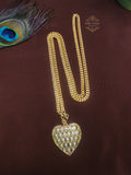 30-inch Long Heart Dollar Chain