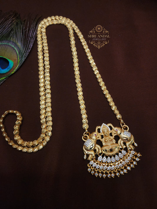 Elephant with lakshmi Dollar Chain