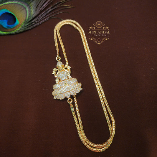 White Mahalakshmi Mogapu chain