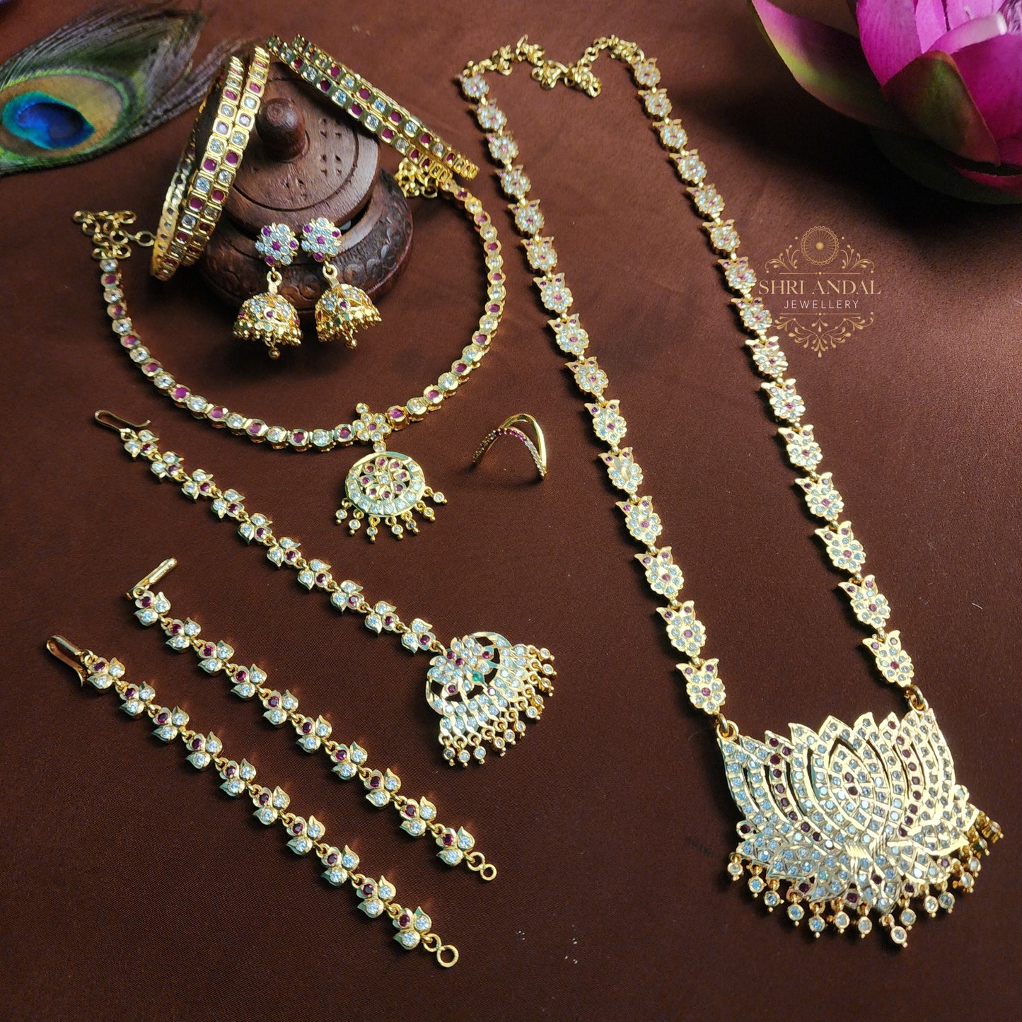 Ruby White 7 piece lotus combo