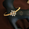 9 Stone Diamond Look kada Bangle
