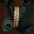Impon white stone Bangles