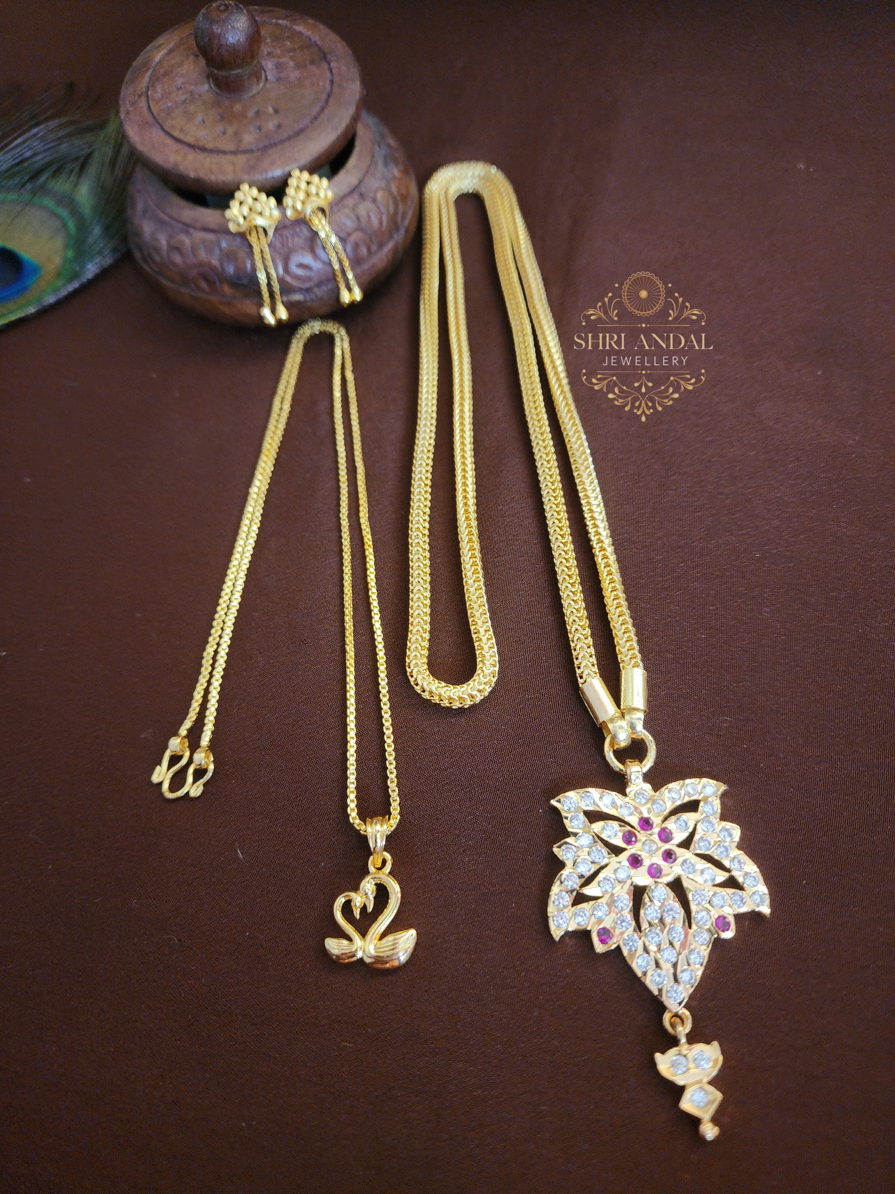 Flower pendant combo 3
