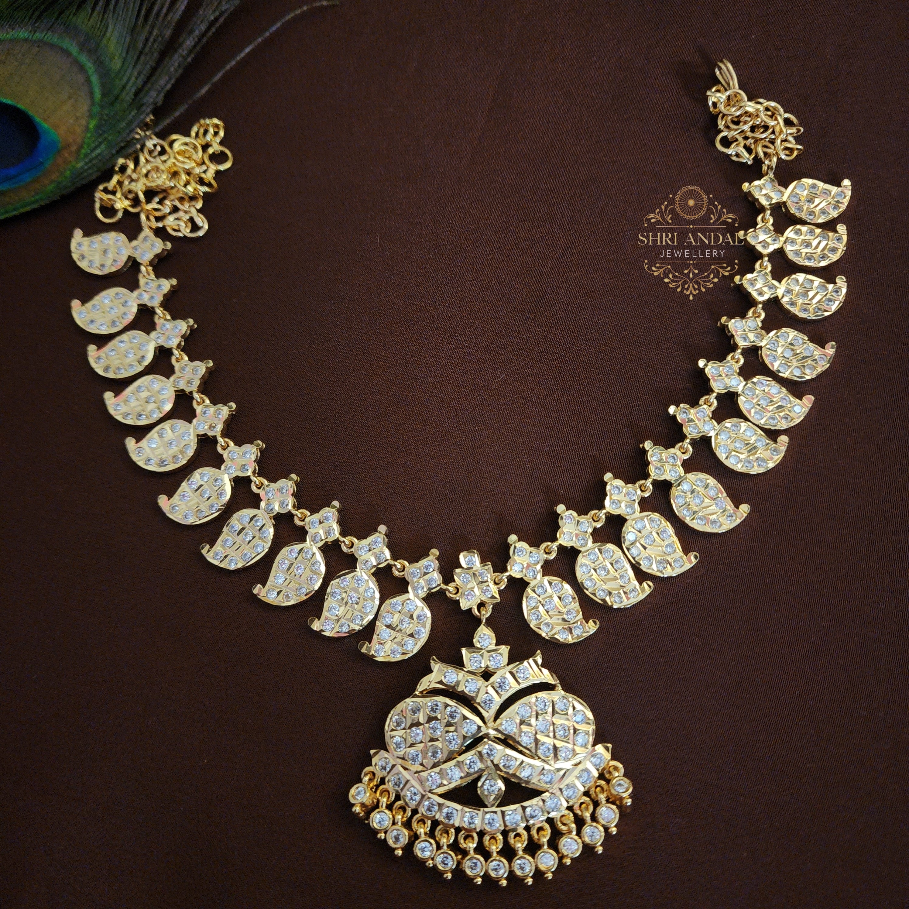 Shri Andal Royal Mango Necklace