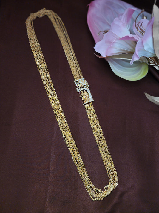 Radha Krishna Premium Quality Layer Chandra Haram